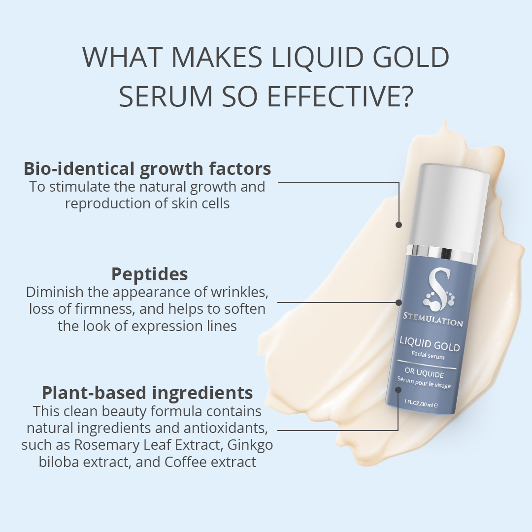 Liquid Gold Advanced Facial Serum -  1 oz 30 mL