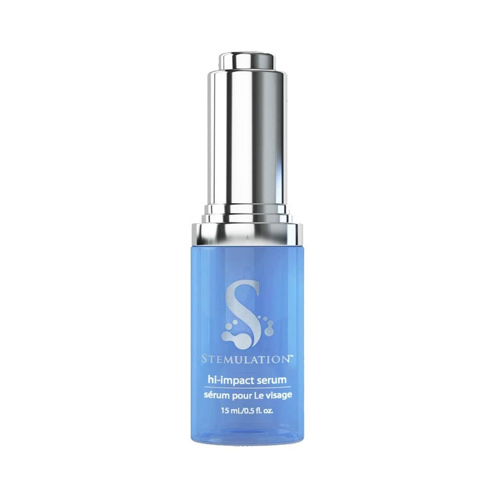 Hi Impact Serum bottle with silver cap