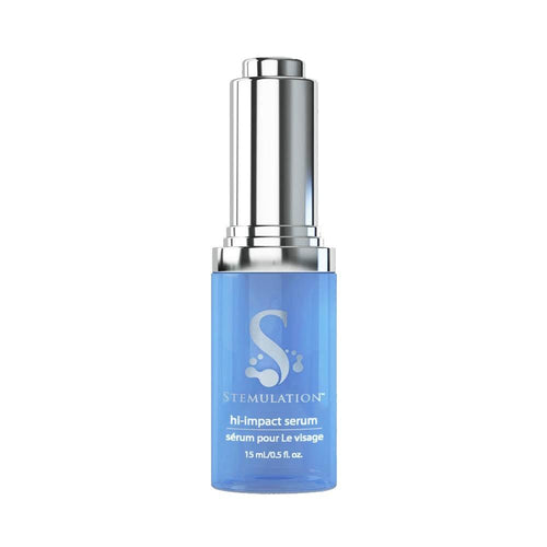 Hi Impact Serum bottle with silver cap